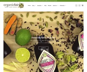 OrganicFair.com(Organic fair trade) Screenshot