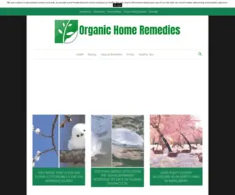 Organichomeremedies.com(Organic Home Remedies) Screenshot