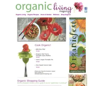 Organiclivingmag.com(Organic Living) Screenshot