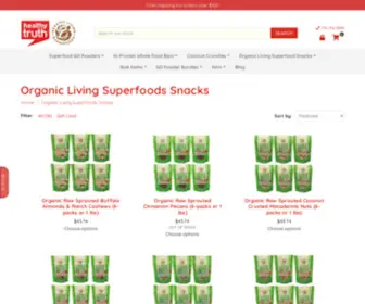 Organiclivingsuperfoods.com(Organic Living Superfoods) Screenshot