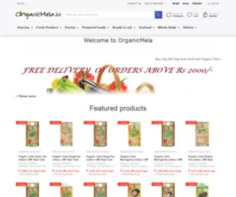 Organicmela.in(Organic Products) Screenshot