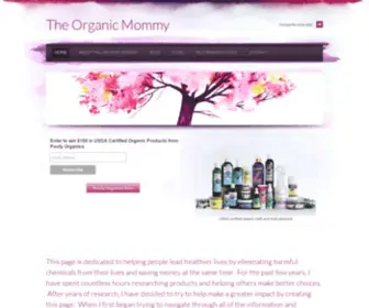 Organicmommy.co(The Organic Mommy) Screenshot