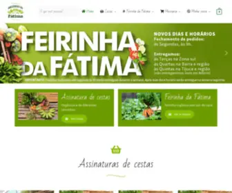Organicosdafatima.com.br(Orgânicos da Fátima) Screenshot
