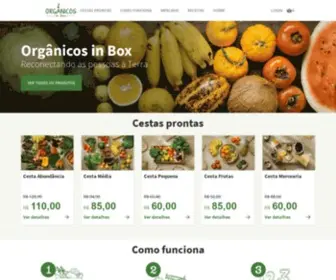 Organicosinbox.com.br(Orgânicos) Screenshot