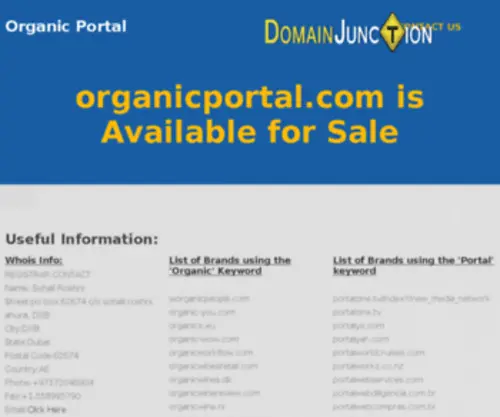 OrganicPortal.com(OrganicPortal) Screenshot