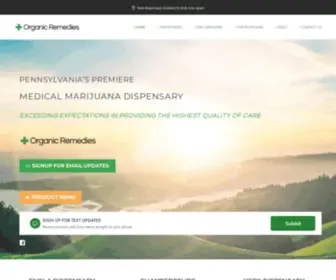 Organicremediespa.com(Two locations) Screenshot
