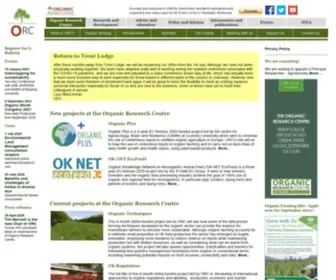 Organicresearchcentre.com(The Organic Research Centre (ORC)) Screenshot
