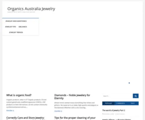 Organicsaustraliaonline.com.au(Organics Australia Online) Screenshot