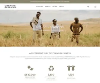 Organicsavanna.com(Organic Savanna) Screenshot