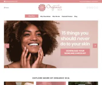 Organicsca.com(Shea Butter Natural Healing) Screenshot