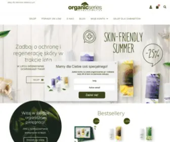 Organicseries.pl(Pielęgnacja skóry) Screenshot