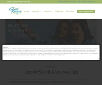 Organicskinandbody.com(Organic Skin & Body Med Spa) Screenshot