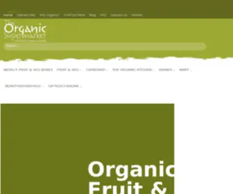 Organicsupermarket.ie(Organic food Ireland) Screenshot