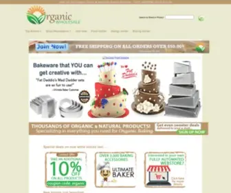 Organicwholesaleclub.com(Organic foods at wholesale prices from Organic Wholesale Club) Screenshot