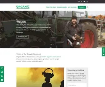 Organicwithoutboundaries.bio(Organic Without Boundaries) Screenshot