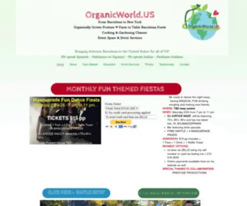 OrganicWorld.us(Home) Screenshot