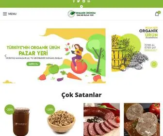 Organikurunum.com(Organik Ürün Pazar Yeri) Screenshot