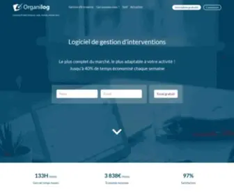 Organilog.com(Logiciel de Gestion des Interventions) Screenshot
