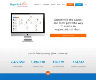 Organimi.com(The Easy Organizational Chart Maker) Screenshot