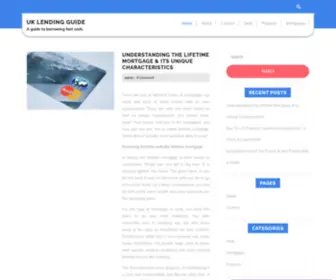 Organisart.co.uk(A guide to borrowing fast cash) Screenshot