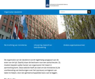 Organisatierijksdienst.nl(Organisatie rijksdienst) Screenshot