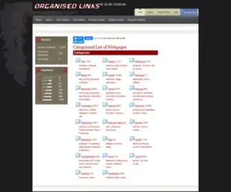 Organisedlinks.com(Categorized) Screenshot