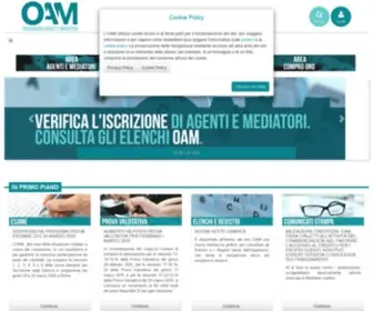 Organismo-AM.it(OAM Portale Agenti e Mediatori) Screenshot