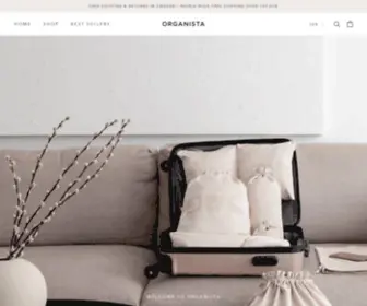 Organista.com(Organize your suitcase and closet) Screenshot