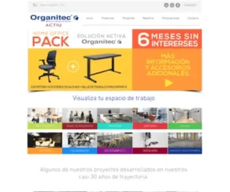 Organitec.com.pa(Organitec Mobiliaro Europeo de Oficina) Screenshot