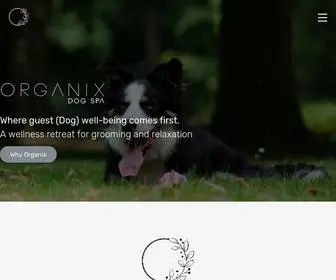 OrganixDogspa.com.au(Organix Dog Spa) Screenshot