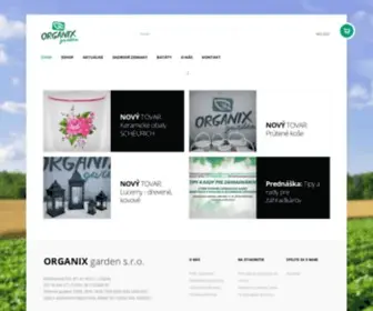 Organixgarden.sk(Úvod) Screenshot