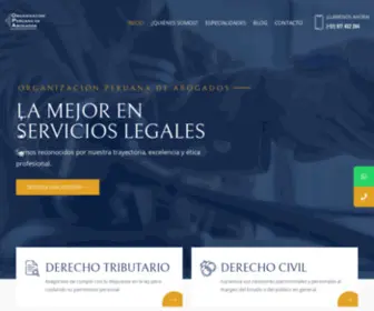 Organizacionperuanadeabogados.com(Inicio) Screenshot