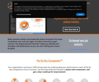 Organizationalcheckup.com(Assess Your Company's Strength) Screenshot