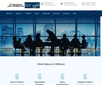 Organizationalconsultinggroup.com(Effective Executive Compensation Strategy) Screenshot