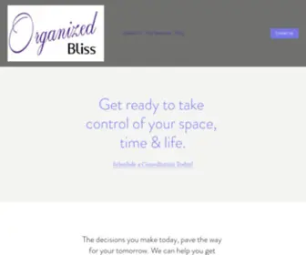 Organizedbliss.org(Organized Bliss) Screenshot