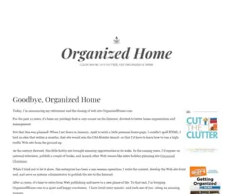 Organizedhome.com(Clean House) Screenshot