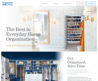 Organizedliving.com Screenshot