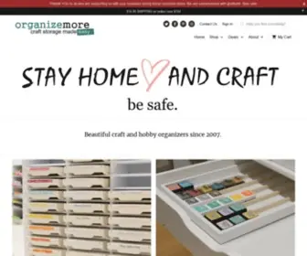 Organizemore.com(Craft storage made easy) Screenshot