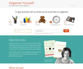 Organizeyourselfonline.com(Organize Yourself) Screenshot