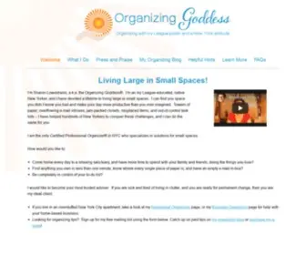 Organizinggoddess.com(Organizing Goddess) Screenshot