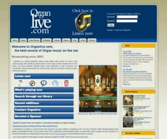 Organlive.com(Organlive) Screenshot