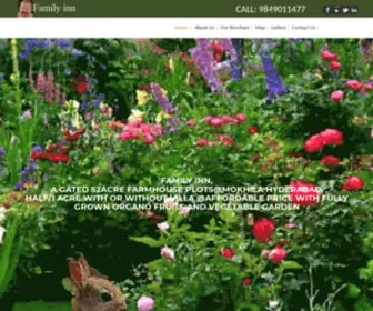 Organofarms.com(Family inn) Screenshot