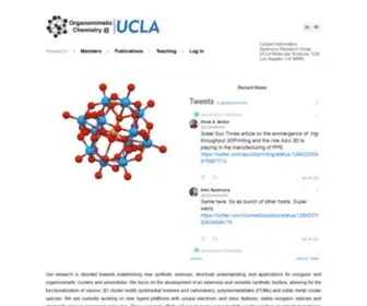 Organomimetic.com(ORGANOMIMETIC@UCLA) Screenshot