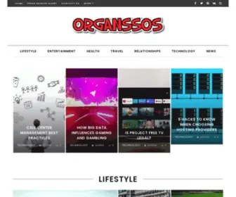 Organssos.com(Online Web Magazine) Screenshot