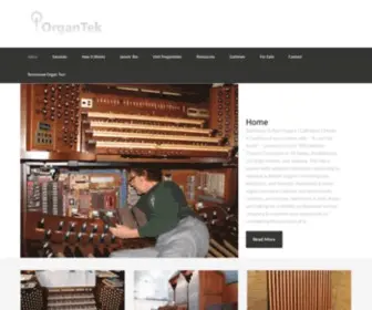 Organtek.com(Landing Page) Screenshot