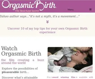 Orgasmicbirth.com(The Orgasmic Birth Movie) Screenshot