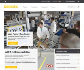 Orgatex.com(Visual Management) Screenshot