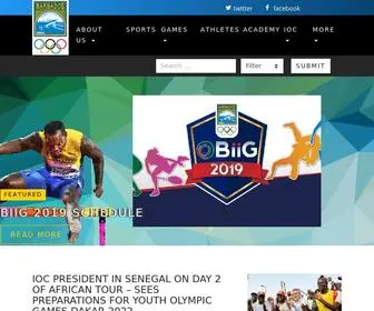 ORG.bb(Promoting the Olympic Movement in Barbados) Screenshot