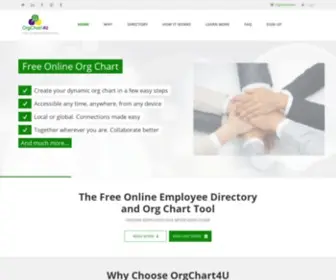 Orgchart4U.com(The Free Online Employee Directory and Org Chart Tool) Screenshot