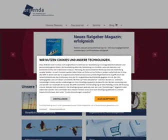 Orgenda.de(Orgenda Verlag) Screenshot